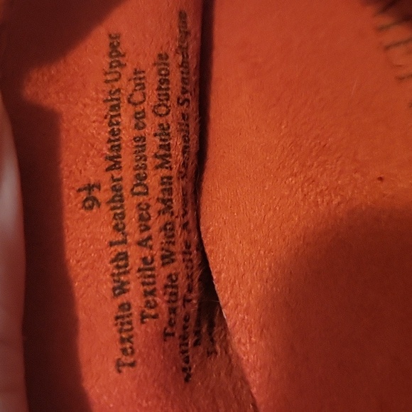 NEW Merona Red orange modern tassel loafer flats extra cushioning and support - Picture 4 of 11